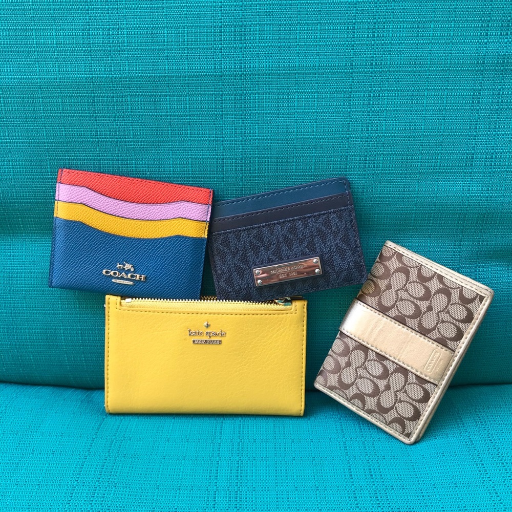 Kate Spade, MK and Coach Wallet bundle